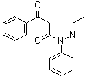 4-苯(甲)酰-3-甲基-1-苯基-5-吡唑啉酮分子式结构图