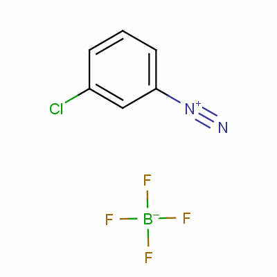 3-氯苯四氟硼酸重氮盐分子式结构图