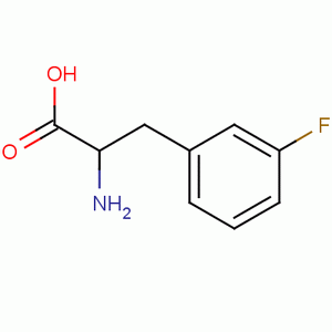 3-氟-DL-苯基丙胺酸分子式结构图