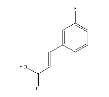 3-氟肉桂酸分子式结构图