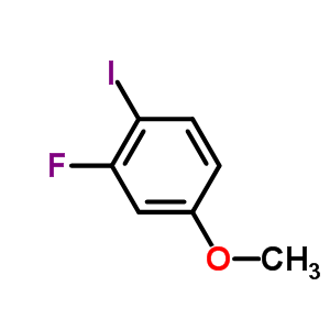 3-氟-4-碘苯甲醚分子式结构图