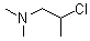 N,N-二甲基-2-氯丙胺盐酸盐分子式结构图