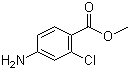 2-氯-4-氨基苯甲酸甲酯分子式结构图