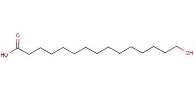 15-羟基十酸分子式结构图