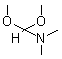 N,N-二甲基甲酰胺二甲缩醛分子式结构图