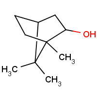 (+)-冰片分子式结构图