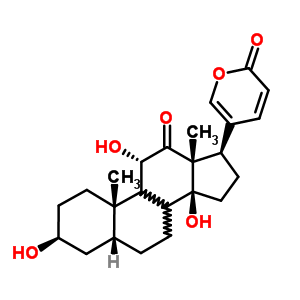 沙蟾毒精分子式结构图