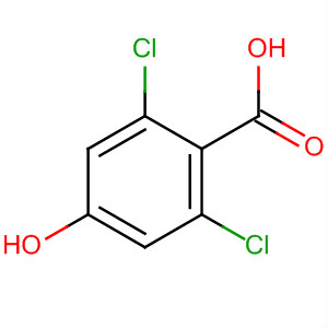 2,6-二氯-4-羟基苯甲酸分子式结构图