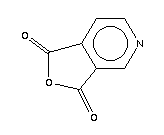 吡啶-3,4-二甲酸酐分子式结构图