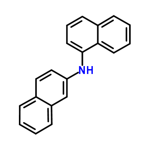 1,2'-二萘胺分子式结构图