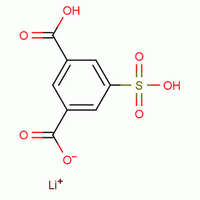 5-磺基-1,3-苯二甲酸单锂盐分子式结构图