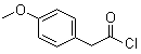 4-甲氧基苯乙酰氯分子式结构图