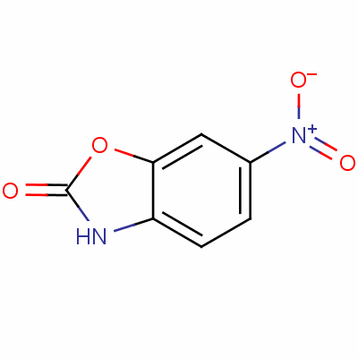 6-硝基-2(3H)-苯唑酮分子式结构图