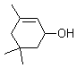 3,5,5-三甲基-2-环己烯-1-醇分子式结构图