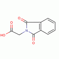 N-邻苯二甲酰甘氨酸分子式结构图