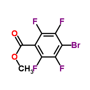 4-溴-2,3,5,6-四氟苯甲酸甲酯分子式结构图