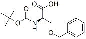 N-Boc-O-苄基-D-丝氨酸分子式结构图