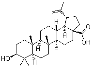 白桦脂酸分子式结构图