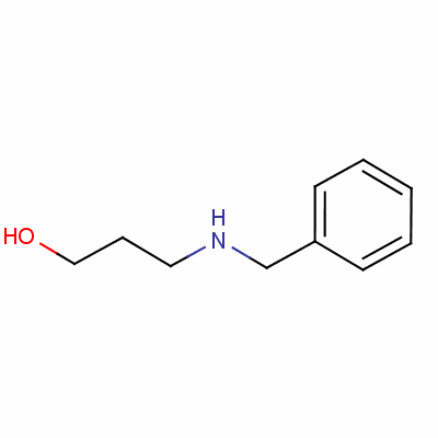 3-苄氨基-1-丙醇分子式结构图