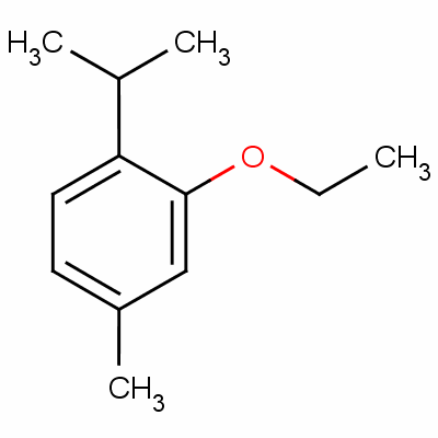 百里香酚乙醚分子式结构图