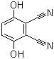 3,6-二羟基邻苯二甲腈分子式结构图