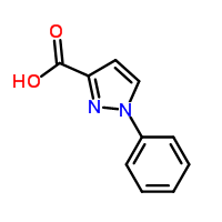 1-苯基-3-吡唑甲酸分子式结构图