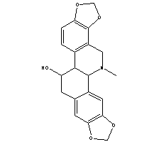 白屈菜碱分子式结构图