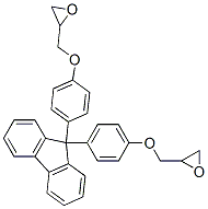 9,9-二[(2,3-环氧丙氧基)苯基]芴分子式结构图