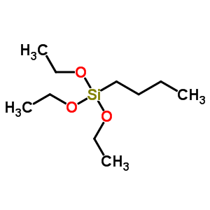 正丁基三乙氧基硅烷分子式结构图