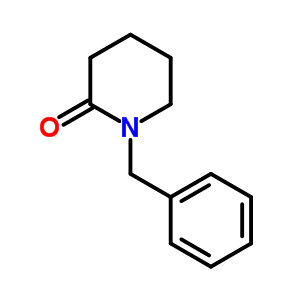 1-苄基-2-哌啶酮分子式结构图