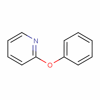 2-苯氧基吡啶分子式结构图