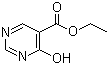 4-羟基-5-嘧啶甲酸乙酯分子式结构图