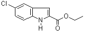 5-氯吲哚-2-羧酸乙酯分子式结构图