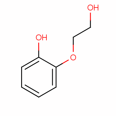 2-(2-羟基乙氧基)苯酚分子式结构图