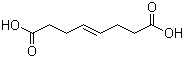 (E)-辛-4-烯-1,8-二酸分子式结构图