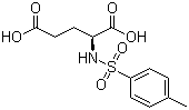 N-对甲苯磺酰-L-谷氨酸分子式结构图