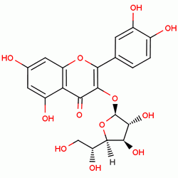 异槲皮苷分子式结构图