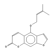 异欧前胡素分子式结构图