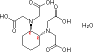 1,2-环己二胺四乙酸分子式结构图