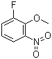 2-氟-6-硝基苯甲醚分子式结构图