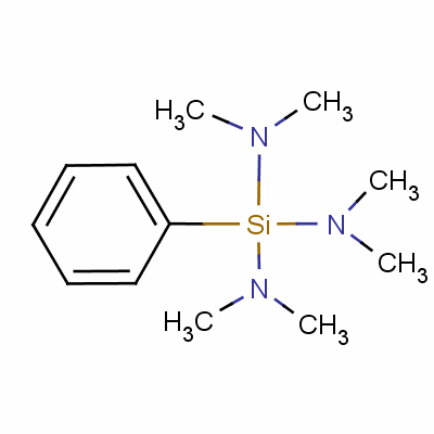 苯基三(二甲氨基)硅烷分子式结构图