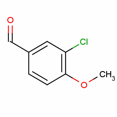 3-氯-4-甲氧基苯甲醛分子式结构图