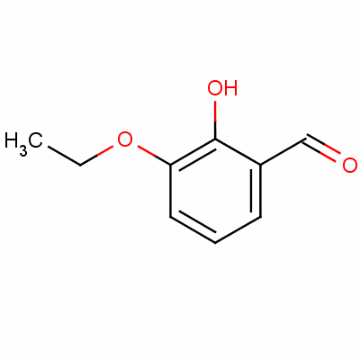 3-乙氧基邻羟基苯醛分子式结构图