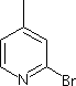 2-溴-4-甲基吡啶分子式结构图