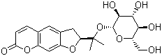 紫花前胡苷分子式结构图