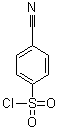 4-氰基苯磺酰氯分子式结构图