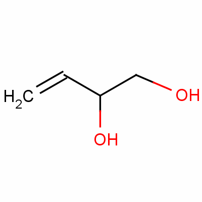 3-丁烯-1,2-二醇分子式结构图