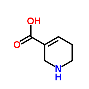 1,2,5,6-四氢吡啶-3-羧酸分子式结构图