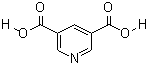 吡啶-3,5-二羧酸分子式结构图