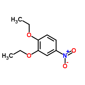 3,4-二乙氧基硝基苯分子式结构图